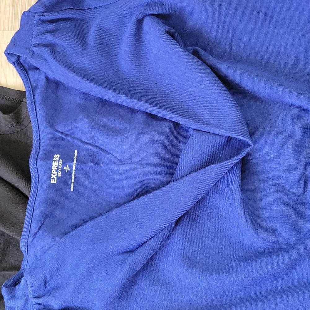 2 Express Sexy Basic Cowl Neck Tops - image 3